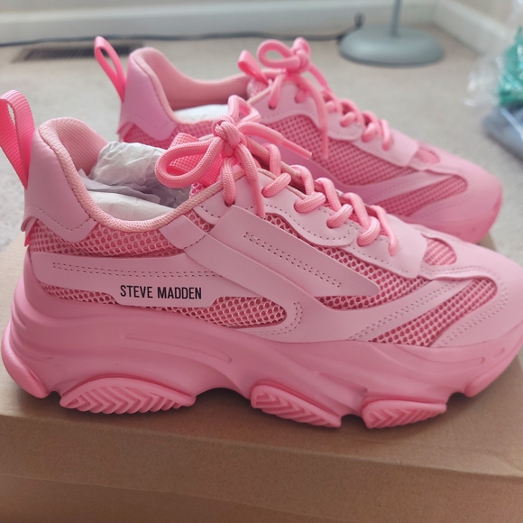 Steve Madden Pink Obsession Women's Sneakers - Picture 3 of 6
